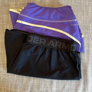 2 Paris of Athletic Shorts | Under Armor and Reebok